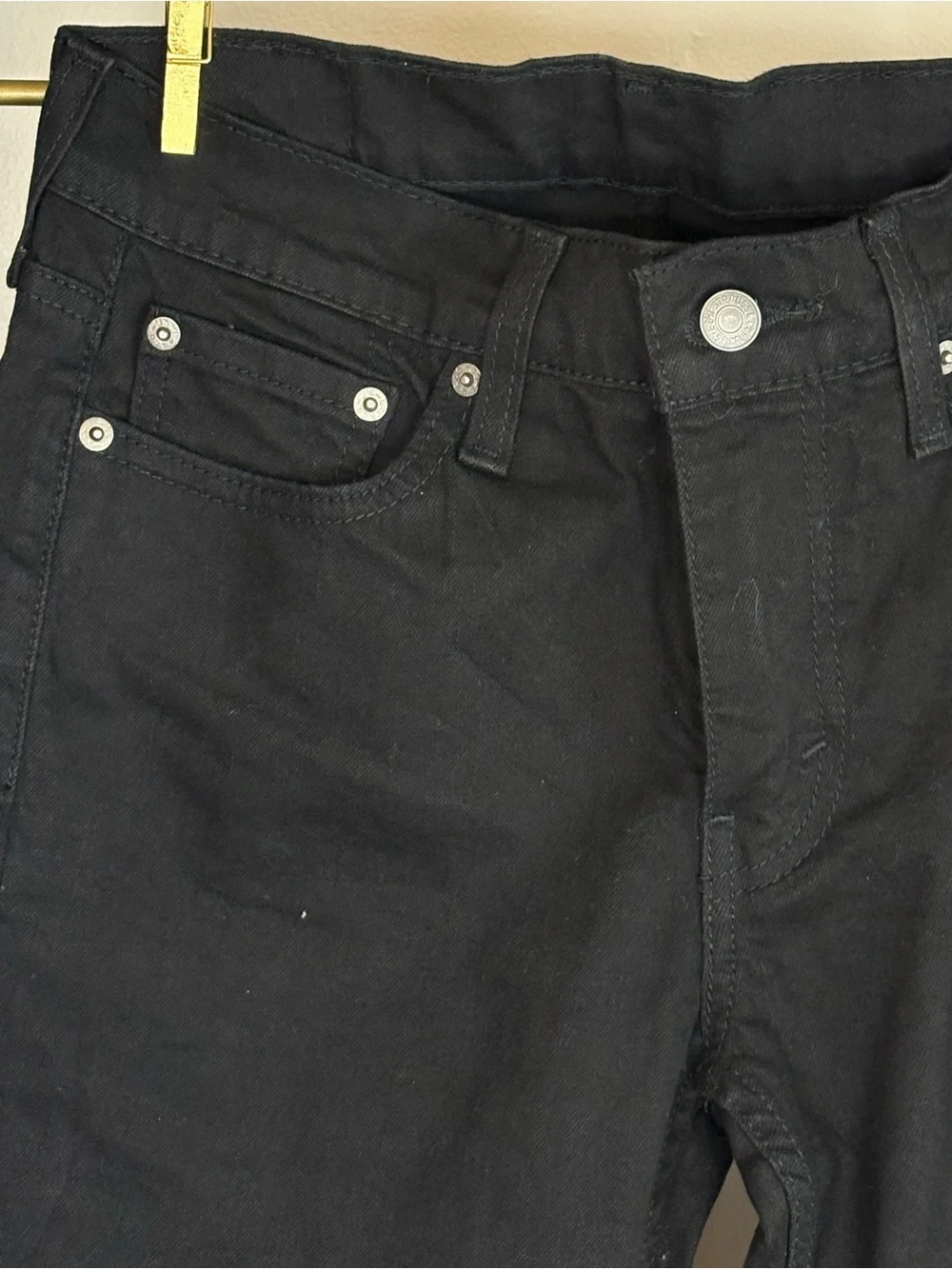 Levi's Men's Black Chinos - Straight Casual Pants (0298)